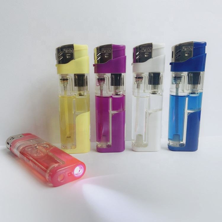 shaodong factory electronic led lighter refillable electric lighter cigrate lighter