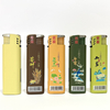 Modern Portable Disposable Electronic Lighter Custom Refillable Butane Plastic Lighters