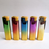 2023 new model custom refillable jet flame metal tank lighter wind proof disposable with shaodong lighter manufacture