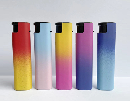 Flame Refillable Plastic Cigarette Electronic Lighter Bulk Electronic Lighters Supplier Custom Logo Gas Lighter Fire