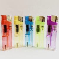 Premium Electronic Transparent Slim Cigarette Lighters