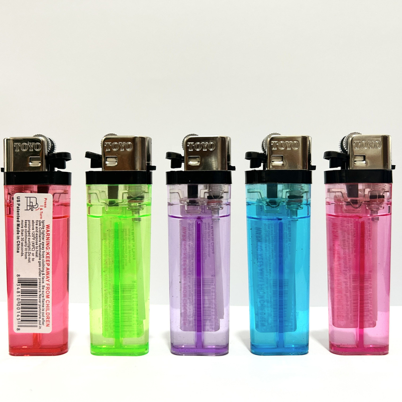 Custom disposable flint lighter cigarette smoke lighter pipes