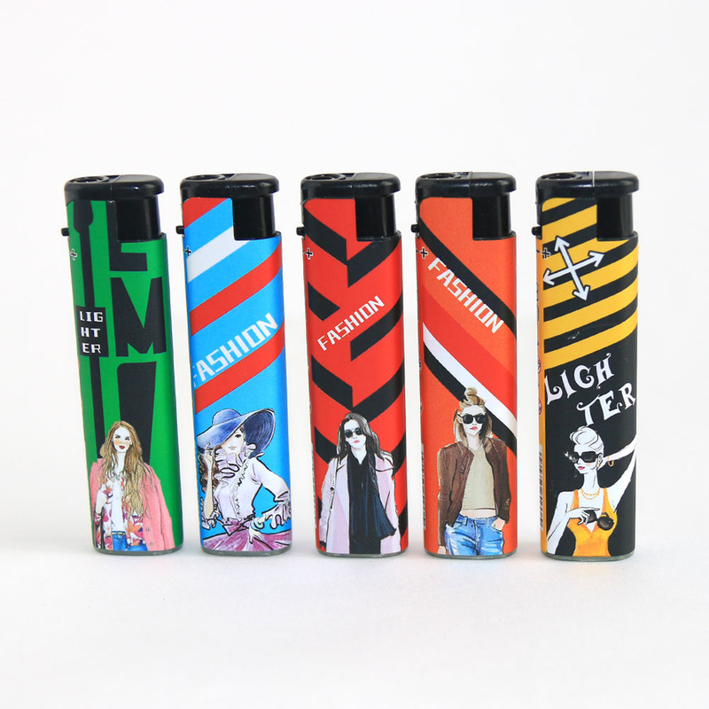 cheapest windproof slim disposable lighter durable smoking cigarette refillable lighter manufacture shaodong county