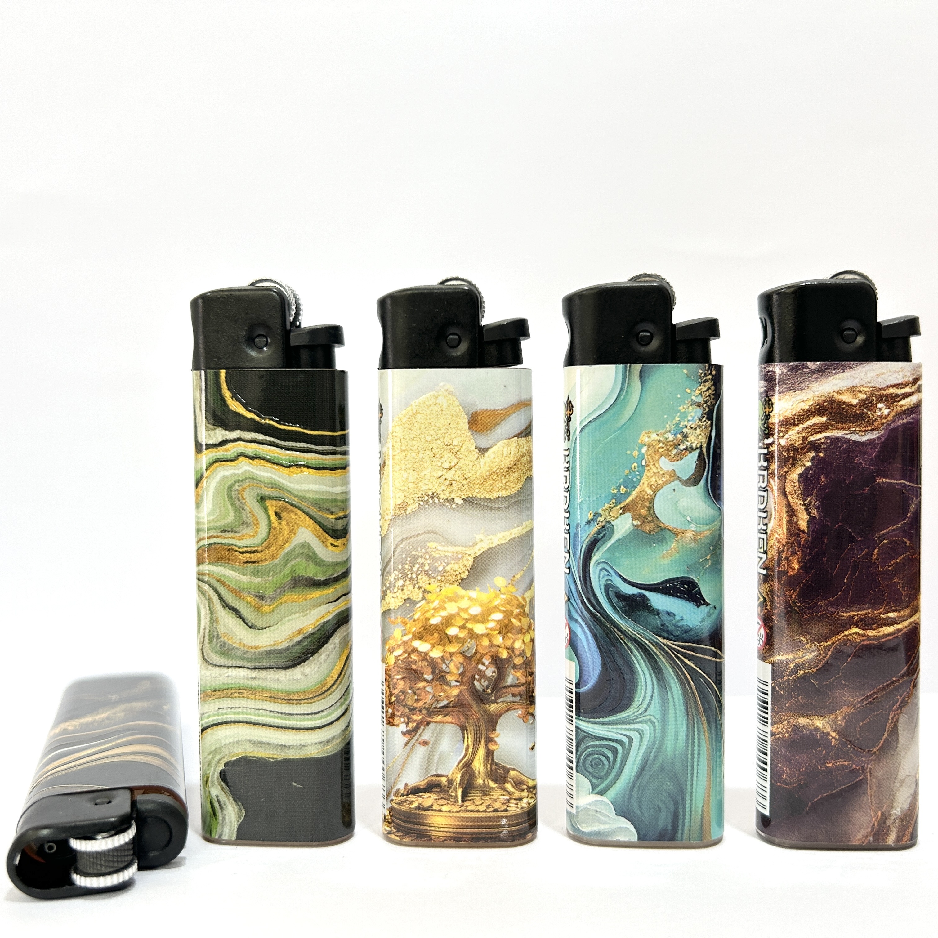 flint disposable classic plastic lighter with sticker wrapped