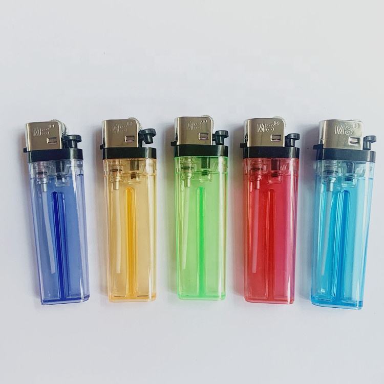 8.2 cm disposable flint cigarette gas lighter