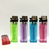 Custom disposable flint cigarette smoke plastic flint lighter