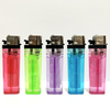 Custom disposable flint cigarette smoke plastic flint lighter