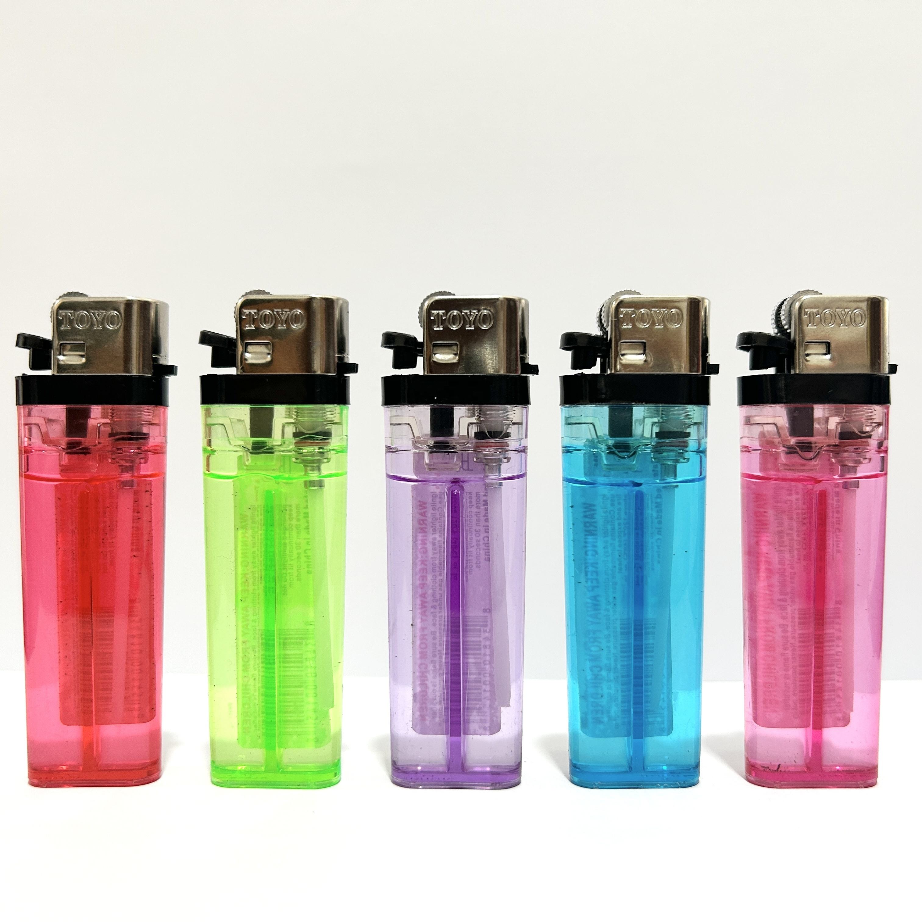 Flint Lighter Butane Gas Disposable Lighters Hot Sale Refillable Lighter Smoking