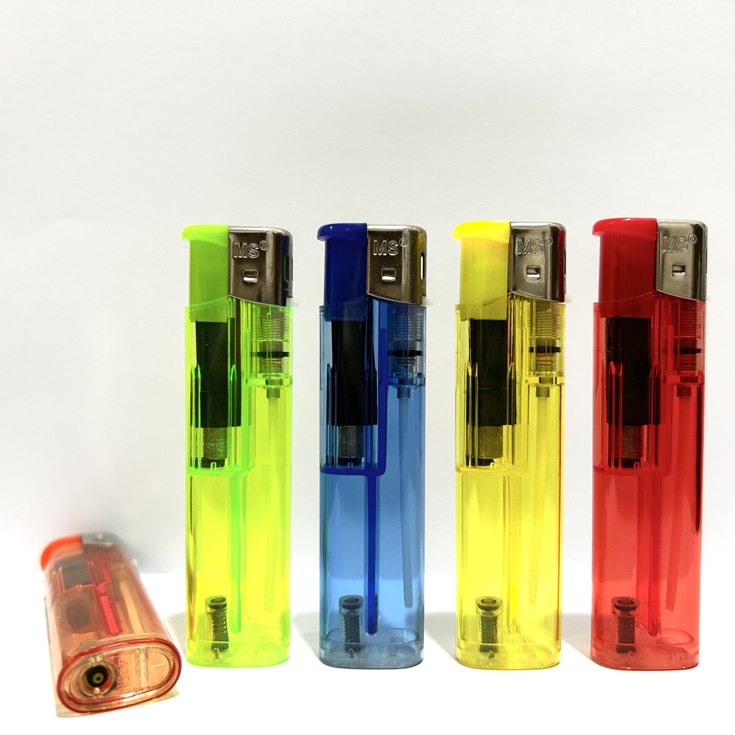 Latest Plastic Disposable Electronic Cigarette Lighter Smoking Gas Lighter Refill