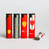 China slim durable refillable and windproof lighter shaodong city