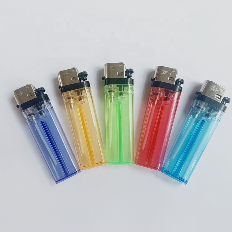 8.2 cm disposable flint cigarette gas lighter