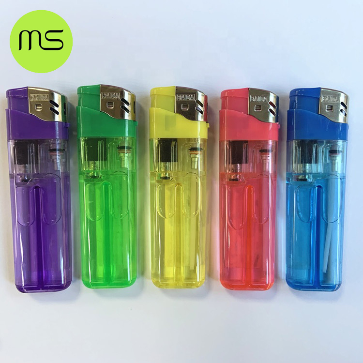 MS Cheapest Price High Quality Disposable Plastic Electronic Lighter for cigarette