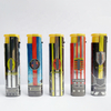 custom flame encendedor electric lighter disposable cigarette gas cheap feuerzeug plastic reloj briquet