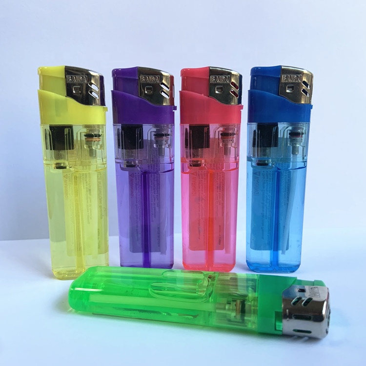 Factory customize electronic disposable gas rechargeable electric lighter