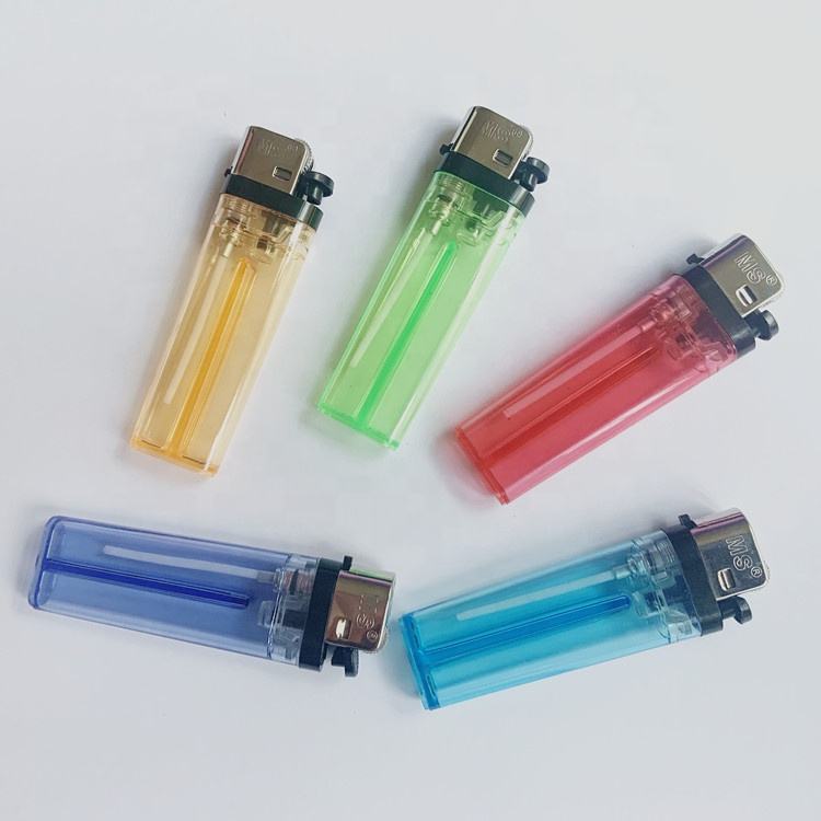 8.2 cm disposable flint cigarette gas lighter