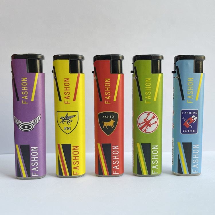 custom flame encendedor electric lighter disposable cigarette gas cheap feuerzeug plastic reloj briquet