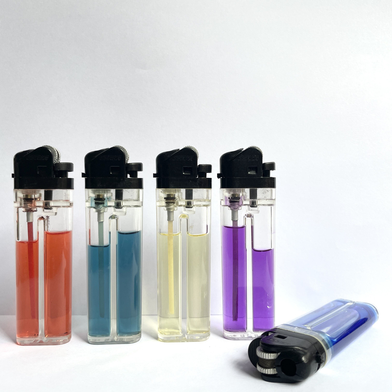 Custom disposable flint cigarette smoke lighter pipes