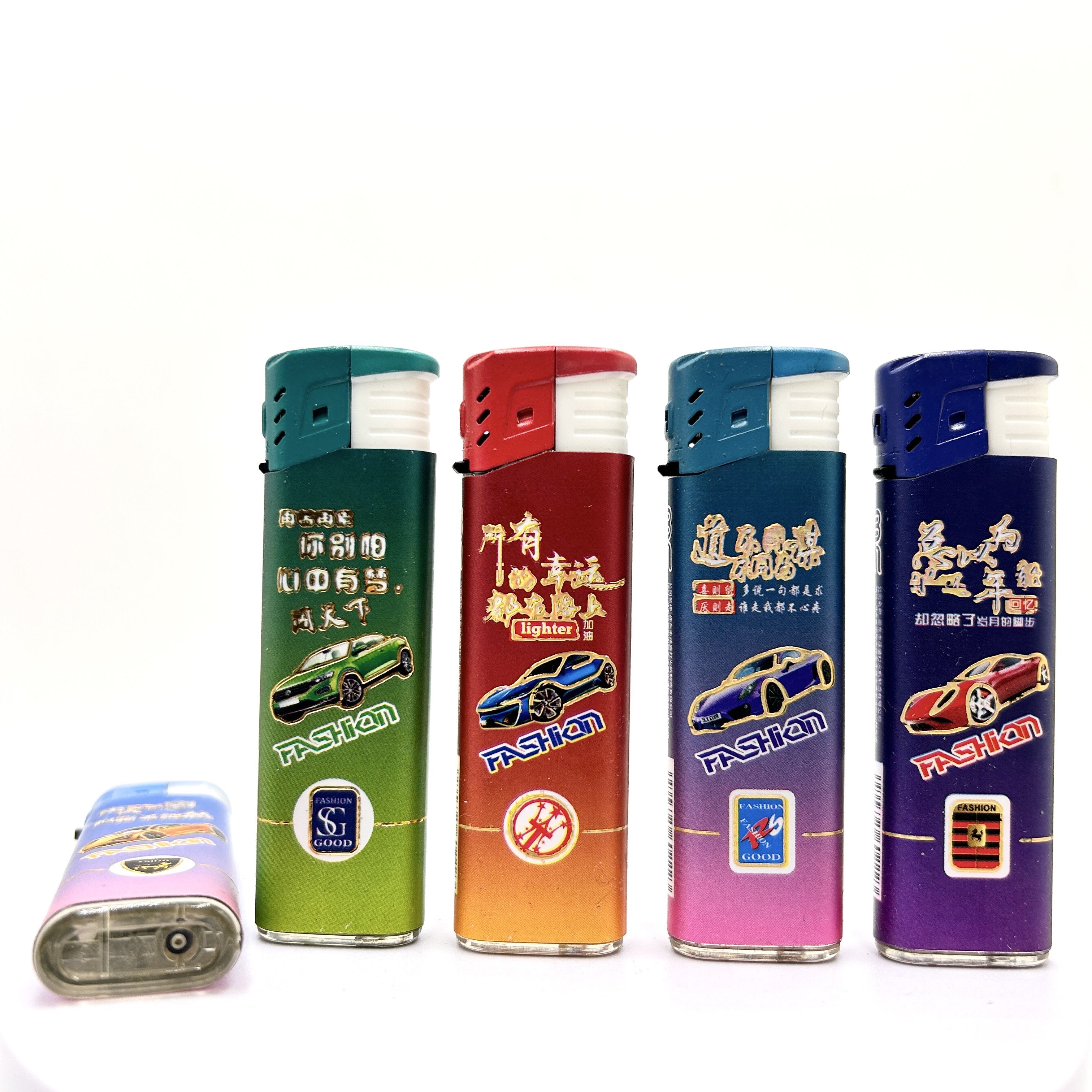 Factory Wholesale Plastic Electric Windproof Lighter Torch Jet Flame Lighter With Logo