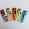 8.0cm Disposable Electronic cigarette lighter with sticker MS brand factory