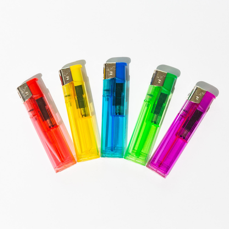 Hot sale slim electronic lighter smoking use cigar electric disposable lighter