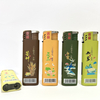 Modern Portable Disposable Electronic Lighter Custom Refillable Butane Plastic Lighters