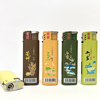 Modern Portable Disposable Electronic Lighter Custom Refillable Butane Plastic Lighters