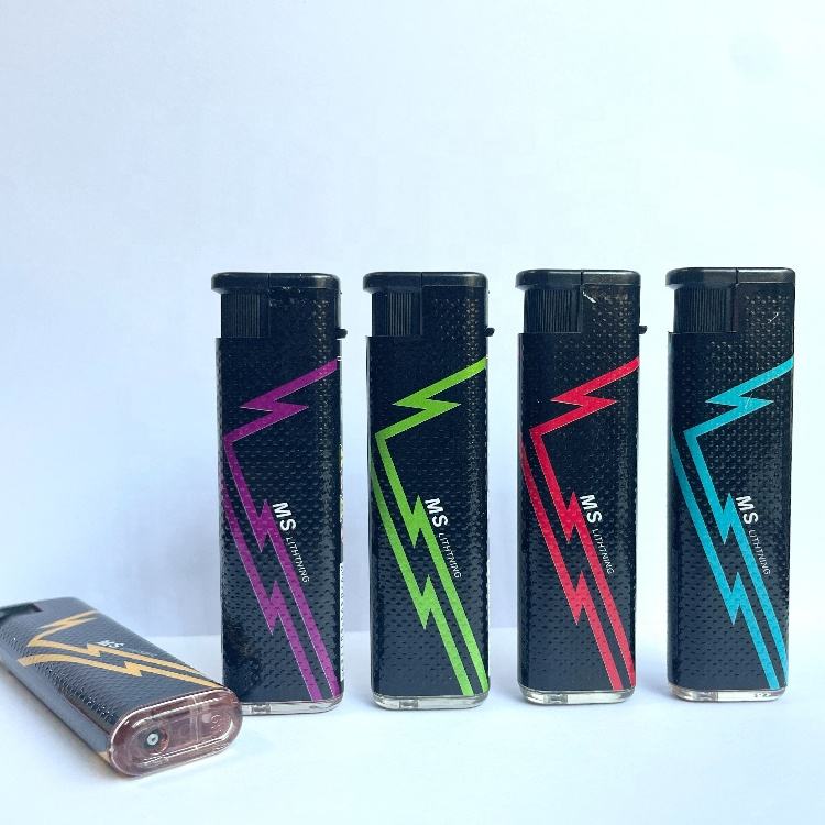 Customize Disposable Jet Flame Lighter with logo Windproof Electronic cigrate lighter