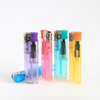 Bulk single flame wraps fashionable disposable simple gas colorful electronic lighter