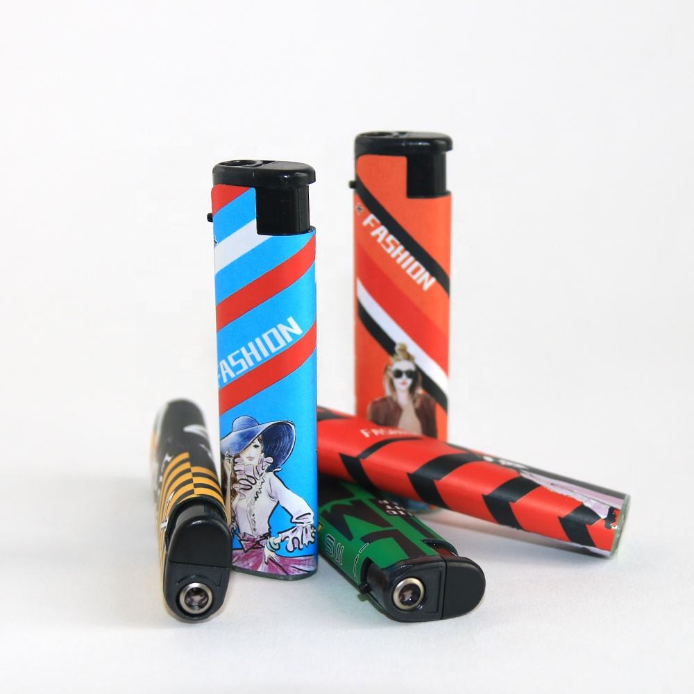 80 mm Wind-Proof Refillable Electronic Lighter with for Smoking factory