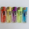 8.0cm Disposable Electronic cigarette lighter with sticker MS brand factory