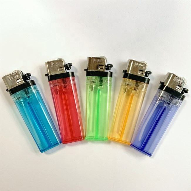 Stable encendedores label sticker disposable cigarette flint spark lighter custom logo