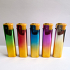 2023 new model custom refillable jet flame metal tank lighter wind proof disposable with shaodong lighter manufacture