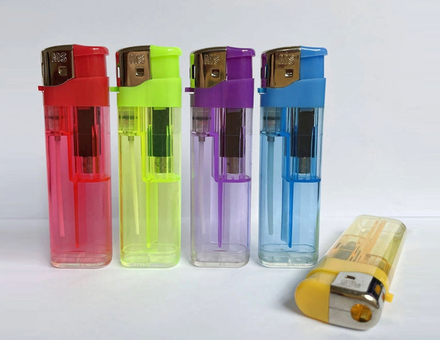 Slim Cigarette Electronic Europe Lighter With Refillable Valve