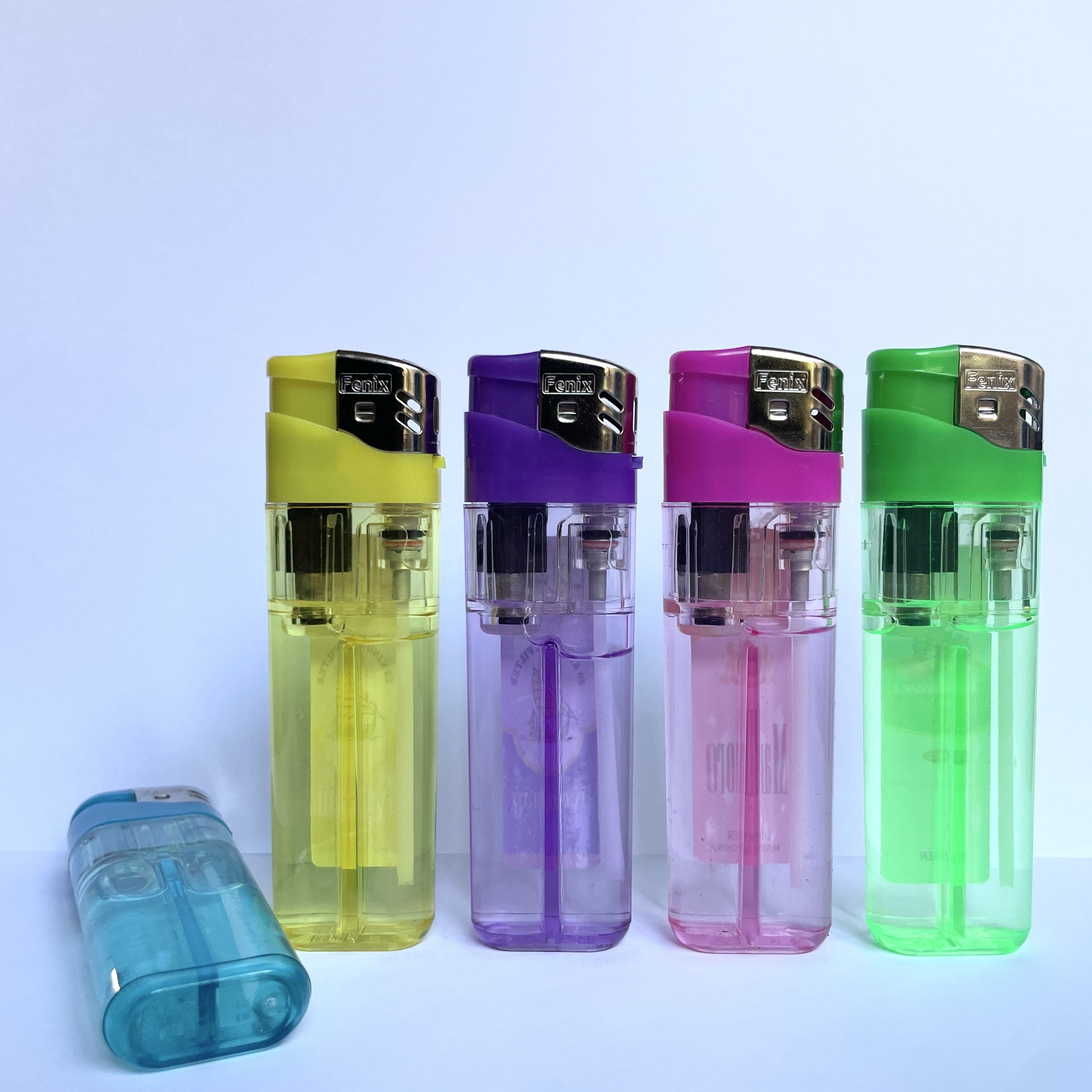 8.2cm MS brand plastic electronic refillable lighter factory