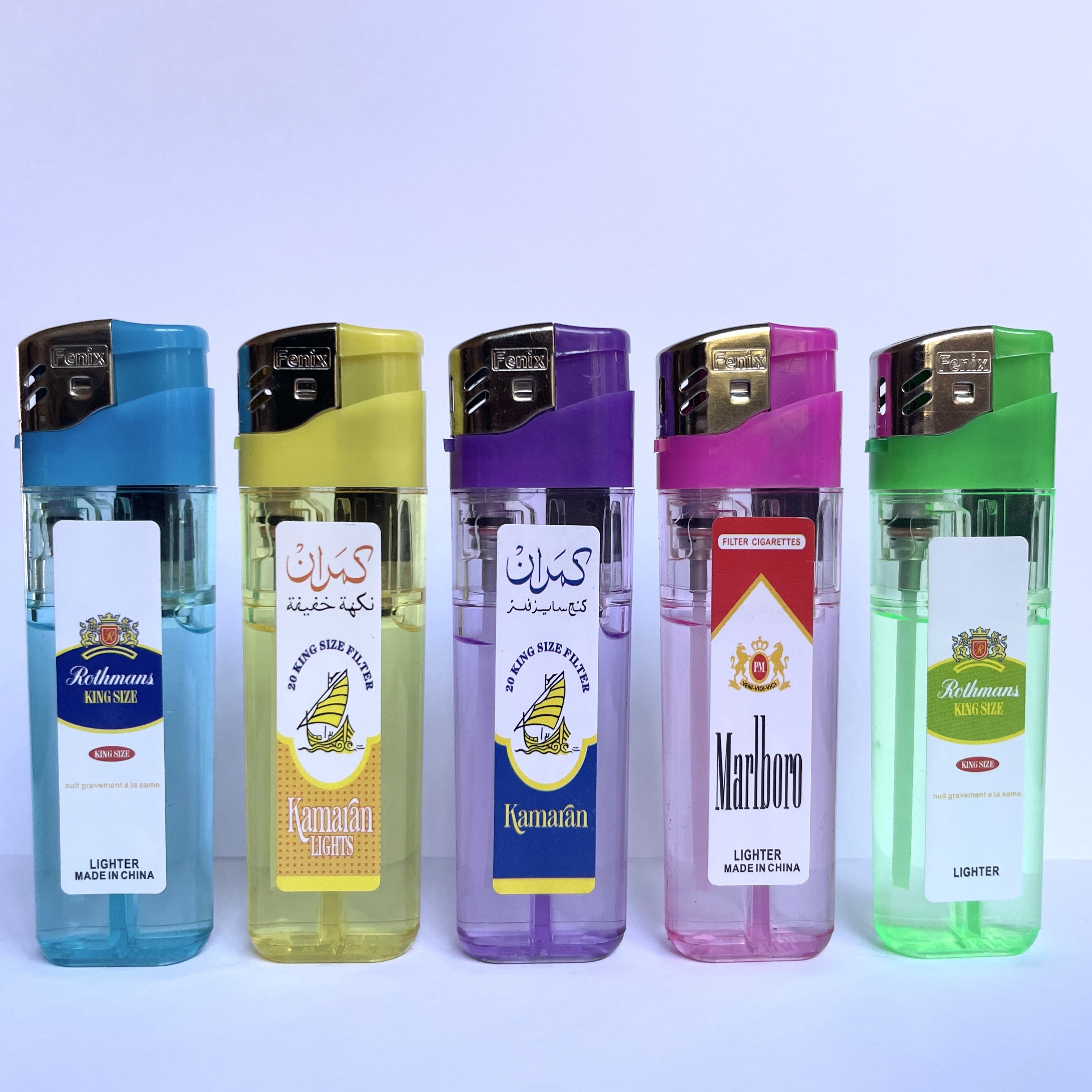 8.2cm MS brand plastic electronic refillable lighter factory