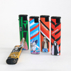 80 mm slim Wind-Proof Refillable Electronic Lighter with for Smoking