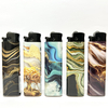 flint disposable classic plastic lighter with sticker wrapped