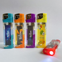 LED Wholesale feuerzeug korek api gas spirit lighter torch electric lighter