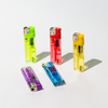 Disposable Slim hot sale electric gas cigar lighter electronic pizzo bictune smoking lighters 81mm cigar plastic lighter