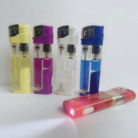 shaodong factory electronic led lighter refillable electric lighter cigrate lighter