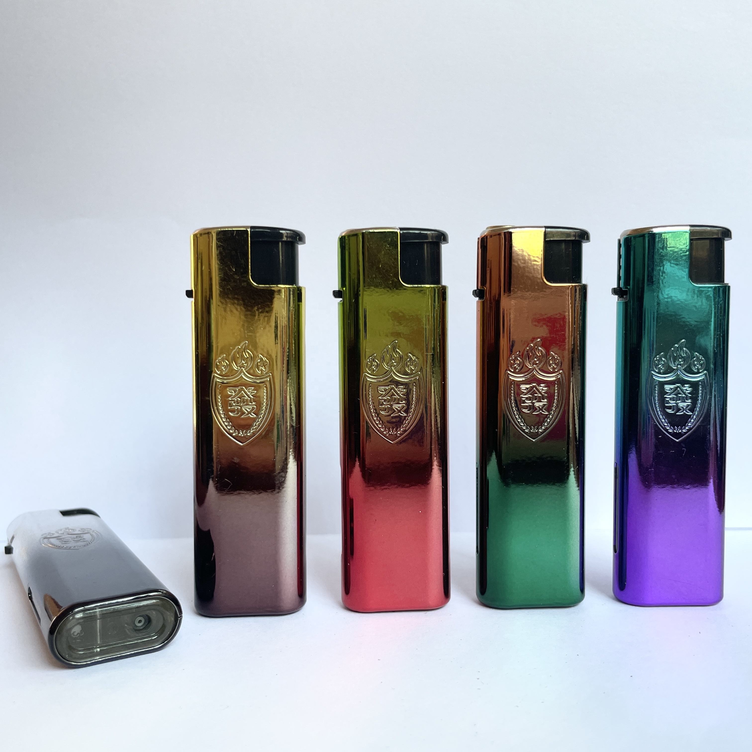 New windproof lighter shaodong lighter factory refillable metal cigrate lighter with customize logo