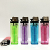 Custom disposable flint cigarette smoke plastic flint lighter